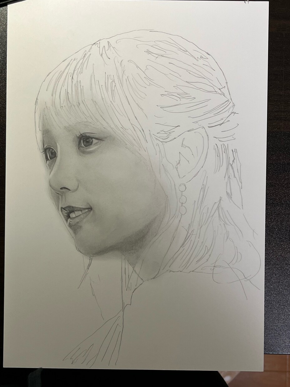 鉛筆画でリアルな似顔絵を描きます 写真ではなく絵で思い出を作ります！ イメージ7