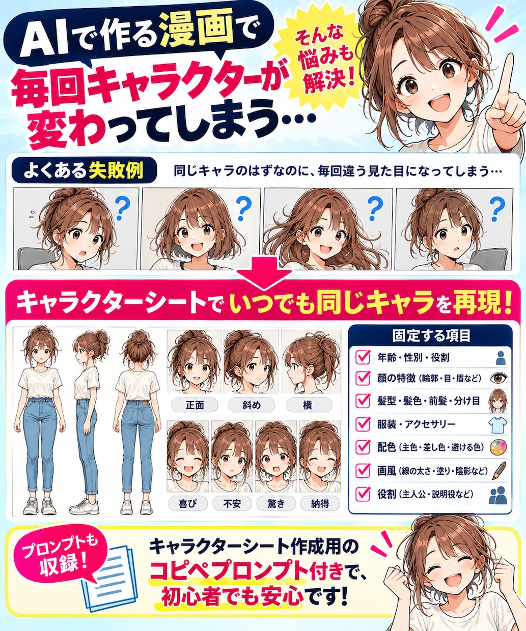 初心者が原稿からAI漫画自動作成ガイド提供します SNS・LP・Kindle・幅広く使えるテンプレ丸ごと収録 イメージ5