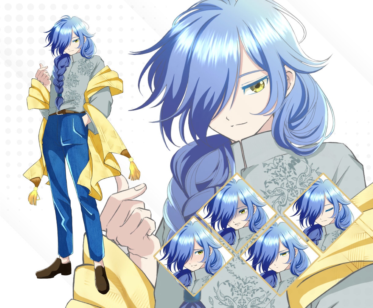 男性配信者様向けカッコいい立ち絵・アイコン承ります 活動の第一印象を彩るイラスト"あなたらしさ”で理想を形に！ イメージ7