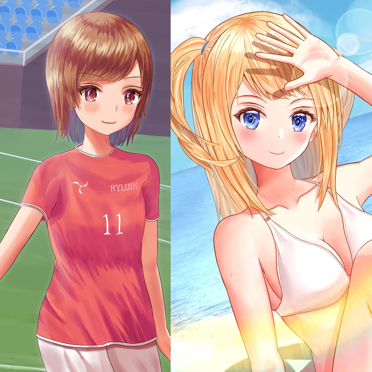 魅力的でおしゃれかわいい全身イラスト作成します 商業連載絵師が修正無制限で女の子中心に描きます イメージ5