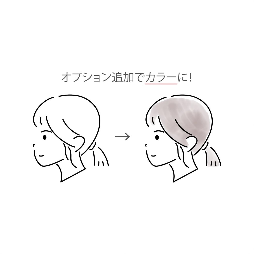 あなたの顔をイラストに♡横顔アイコン描きます ★小物は何点でも無料★即日〜5日で納品！カラーもOKです♪ イメージ4
