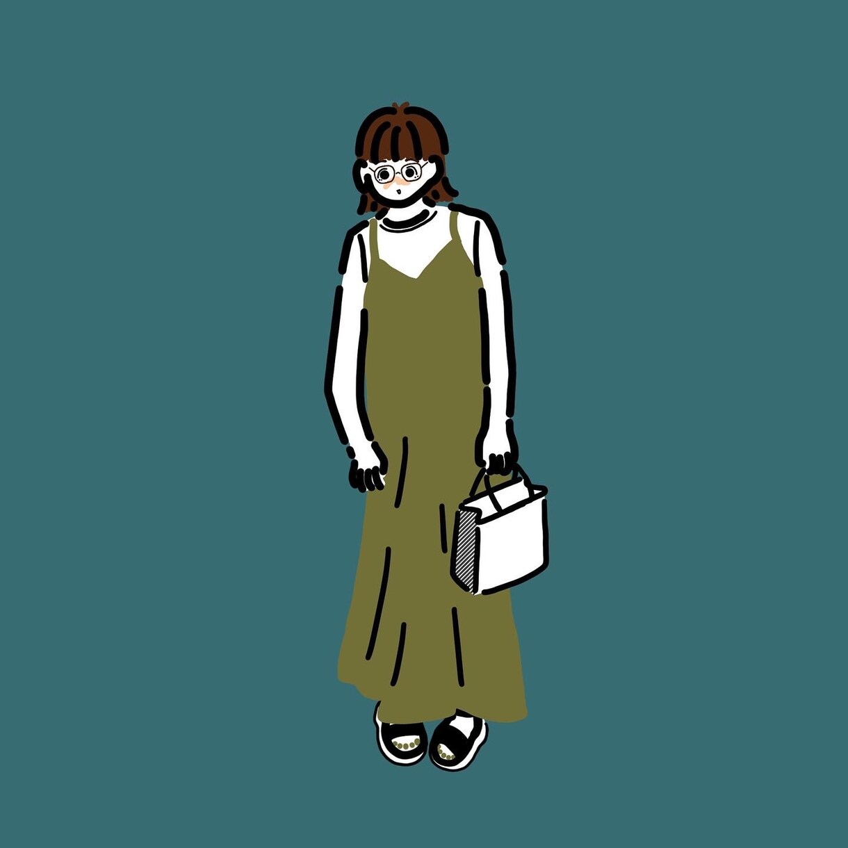 アイコンイラスト・記念イラスト描きます 好きな色、ポーズで「らしさ」のでるアイコンを。 イメージ5