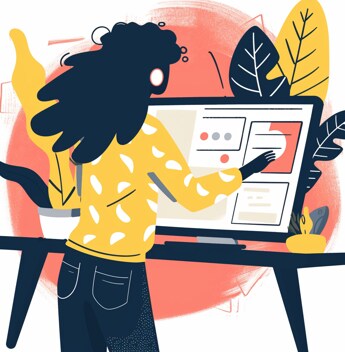 おしゃれなイラスト描きます ネット用や、資料用などに使用しやすいおしゃれデザインです♪ イメージ2
