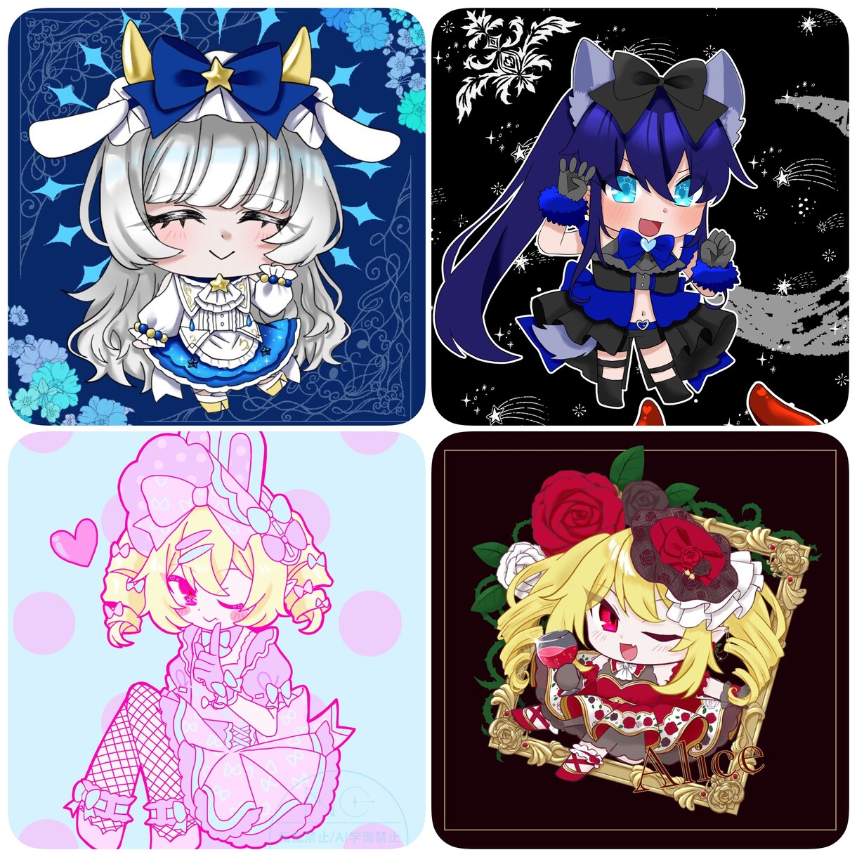 可愛い、綺麗なイラストを描きます あなたのかわい子ちゃんを描かせてください！ イメージ2