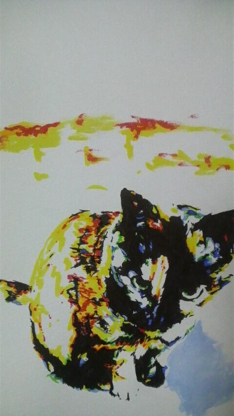 あなたの猫ちゃんのイラストお描きします 猫ちゃん限定ですが、あなたのペットのイラストお描きします イメージ5