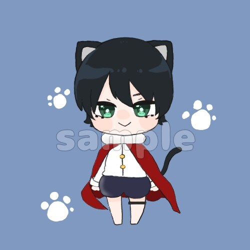 ちびキャラアイコン作成します 可愛いあなただけのアイコンを作ります！！ イメージ4