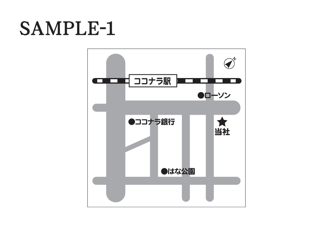 案内地図、マップ作成します シンプルな地図を作成します！アウトソーシングで作業の効率化！ イメージ2
