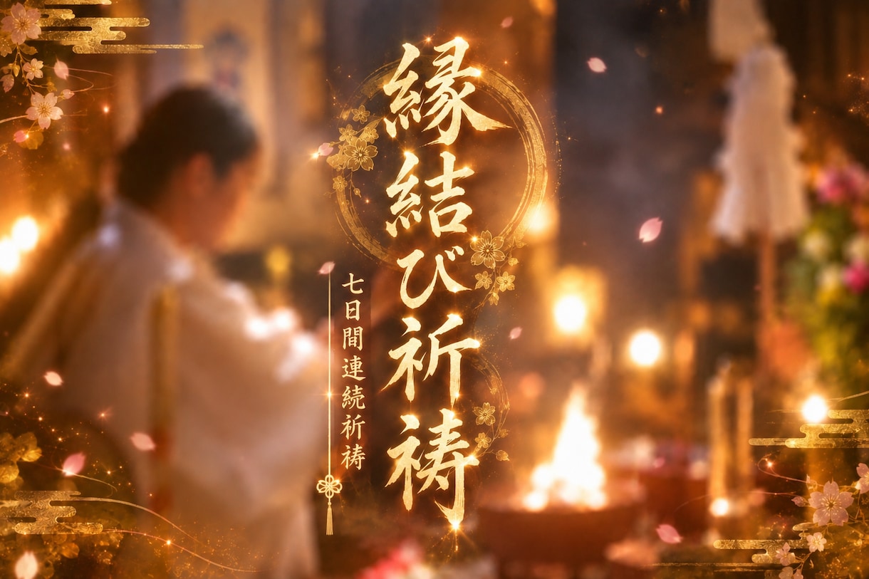 恋愛成就 7日間祈祷｜縁結び神術・霊視鑑定致します 【見逃し厳禁】今目に入ったこの瞬間こそ、その時です。 イメージ1