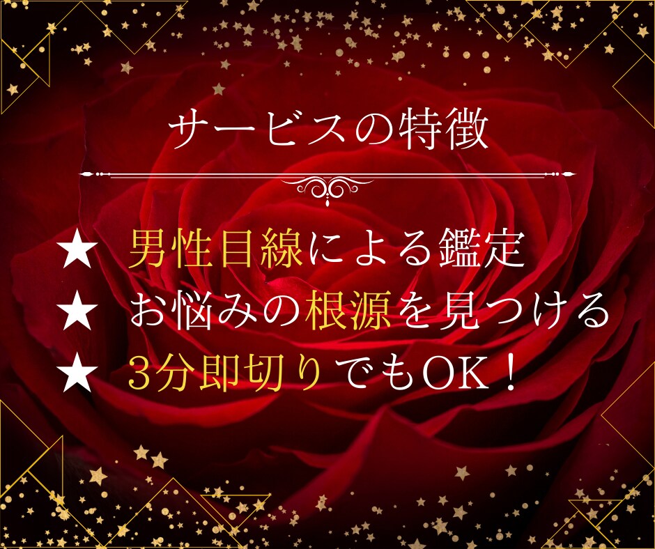 恋愛成就♡複雑愛♡彼の気持ち☆霊視感でお答えします 占星術/タロット/霊感霊視の導きで、今ほしい答えを鑑定します イメージ2