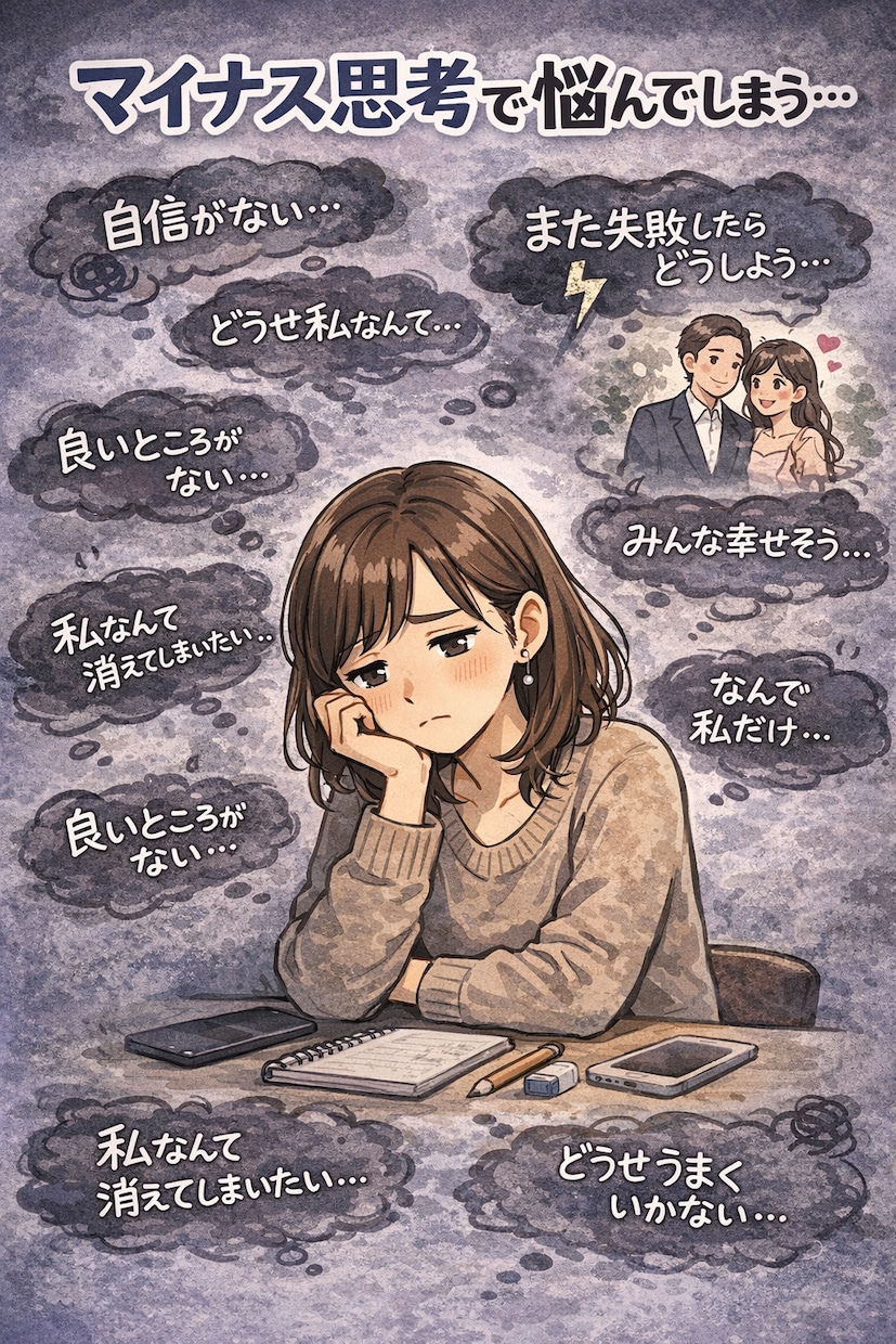 結婚相談所代表が貴方のマイナス思考を解消します マイナスとプラスは裏表! 誰でもプラス思考に変われます イメージ1