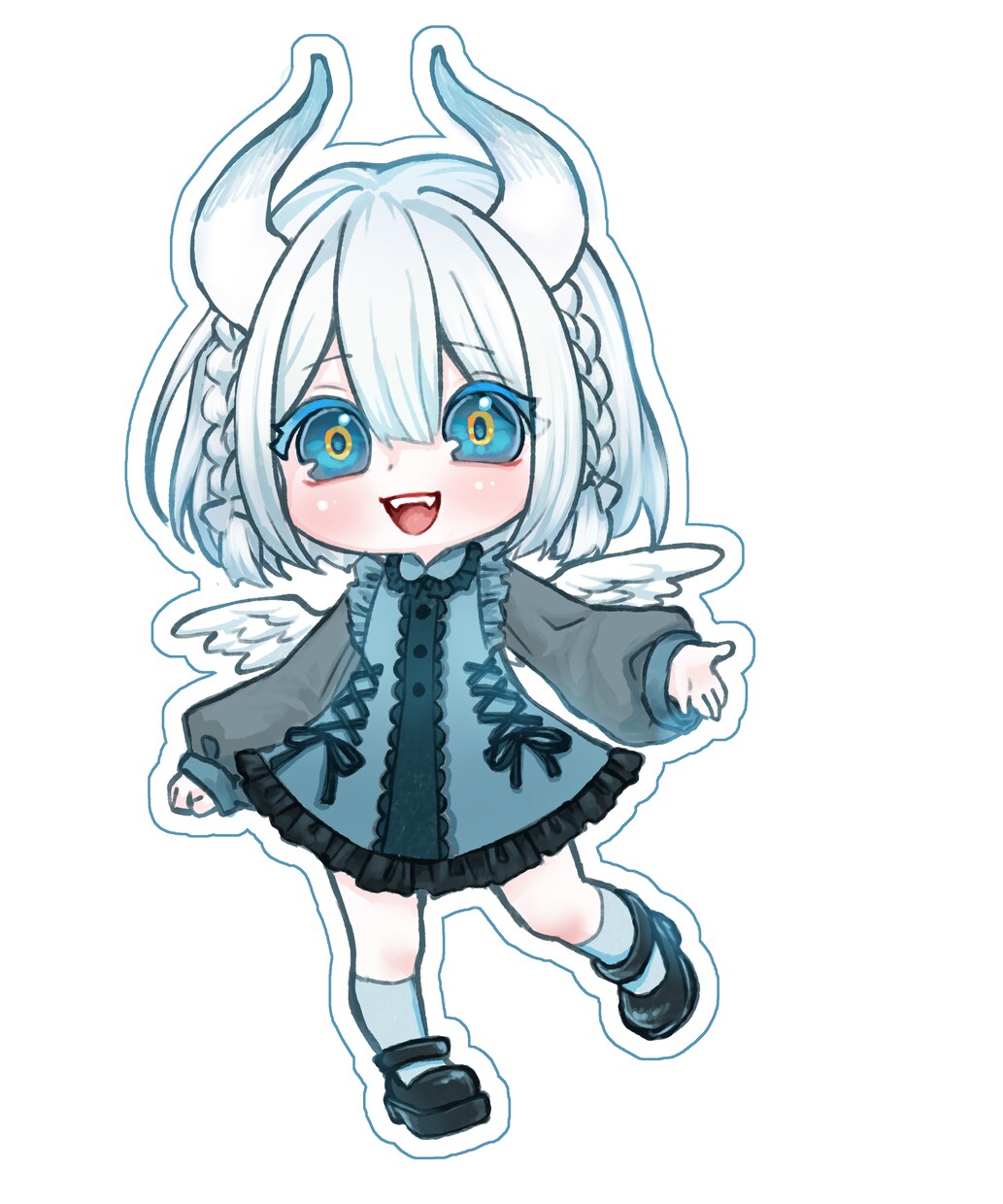 SDキャラを描きます 簡単な三頭身キャラが必要の方、ぜひお試してください イメージ2