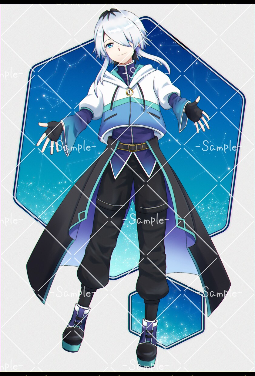 一緒に作成！ご希望の用途のイラスト描きます オリジナルキャラクターやVtuverさんのアイコンや一枚絵に イメージ5