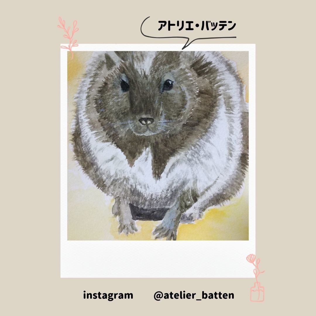 ペットの似顔絵描きます オーダーメイドでペットの似顔絵を水彩画で提供します。 イメージ5
