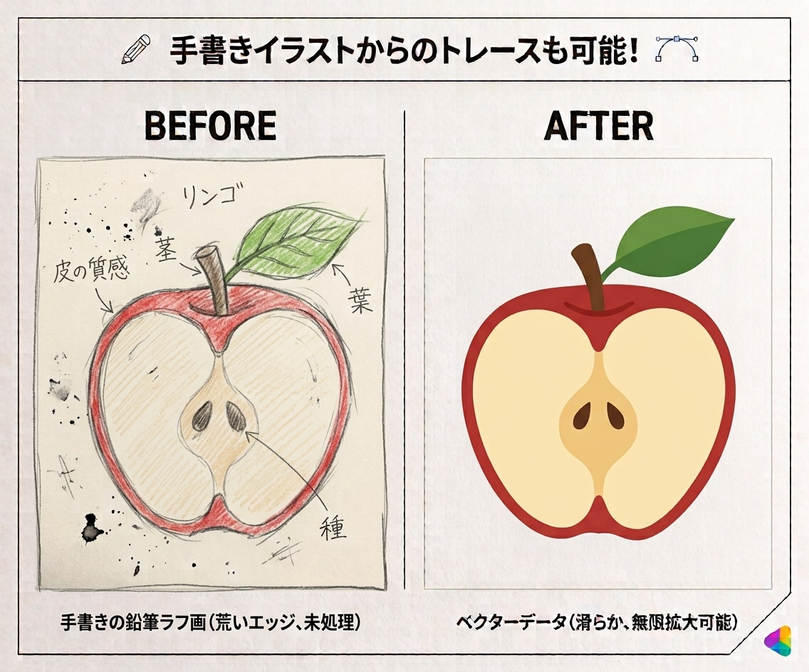 イラストや画像を即日ベクターデータ化トレースします ロゴや画像のパス化を短時間で即納品します イメージ3