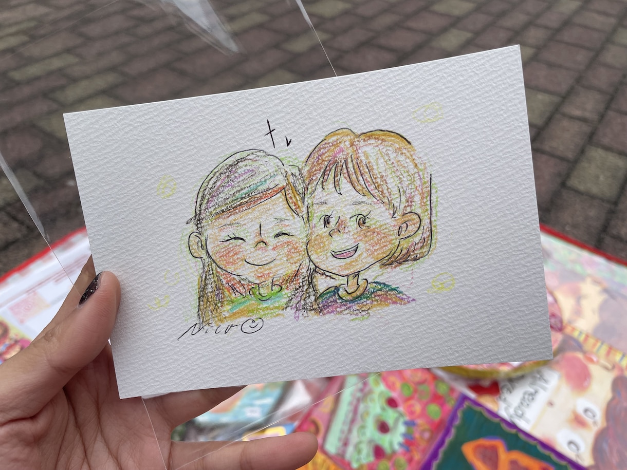 似顔絵描きます あたたかい雰囲気でお描きします♪ イメージ2
