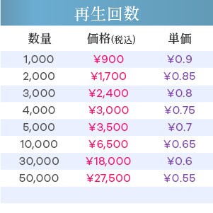 Youtube 再生回数 1000回を増やします 10,000回¥6500、24時間以内に開始。 イメージ2