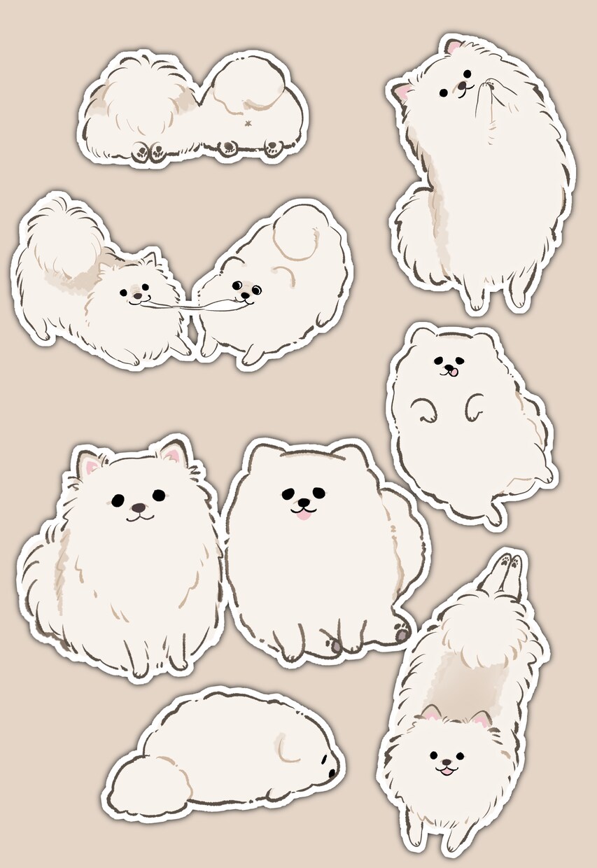 愛するペットのイラスト描きます ふわふわ感バツグン！アイコンやペット名刺・個人利用のグッズに イメージ6