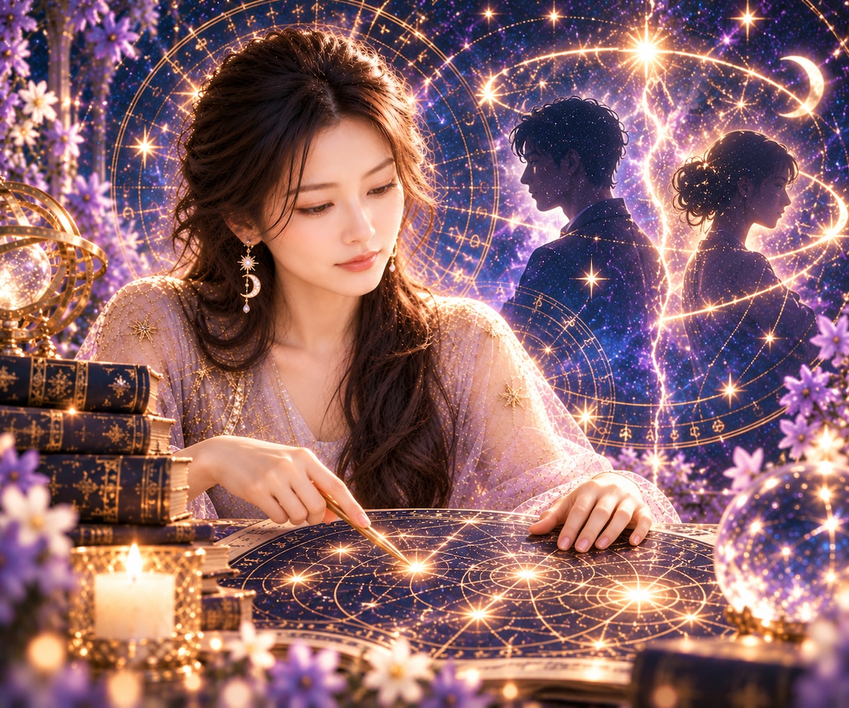 夫婦のすれ違いを星から深く読み解きます 性格・価値観・本音を知り、これからの二人を一緒に考えます イメージ1