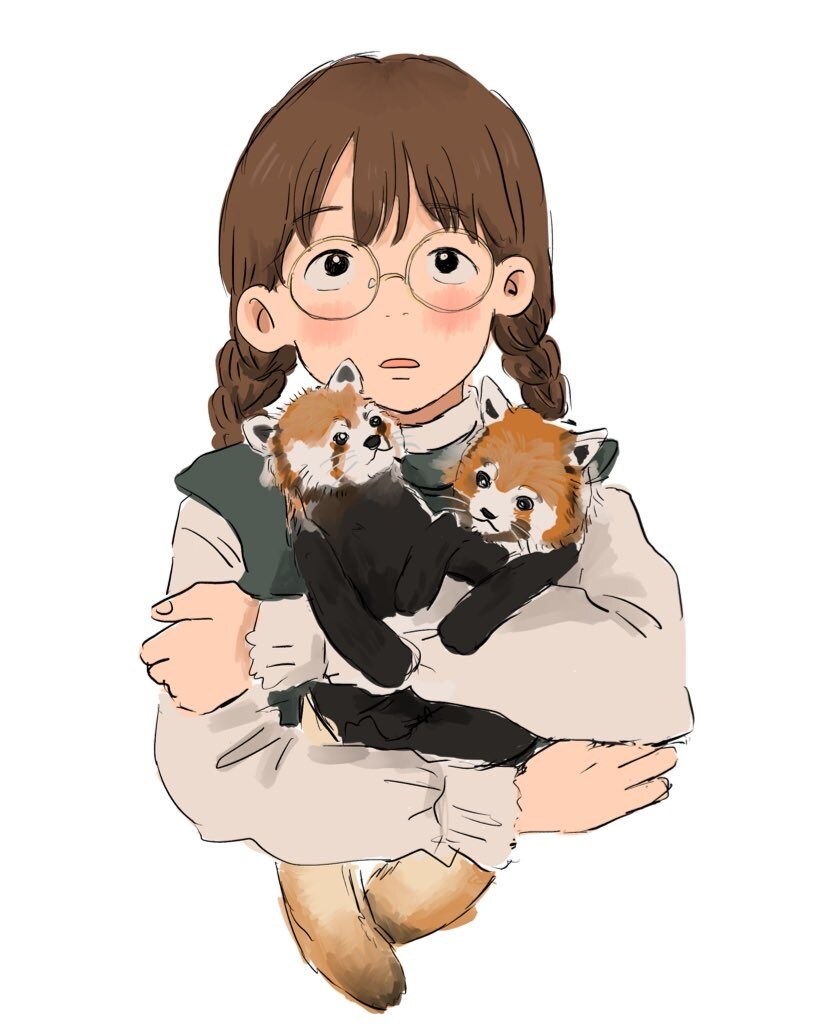 あなたと動物の絵を描きます あたたかな雰囲気をお届けします。 イメージ4
