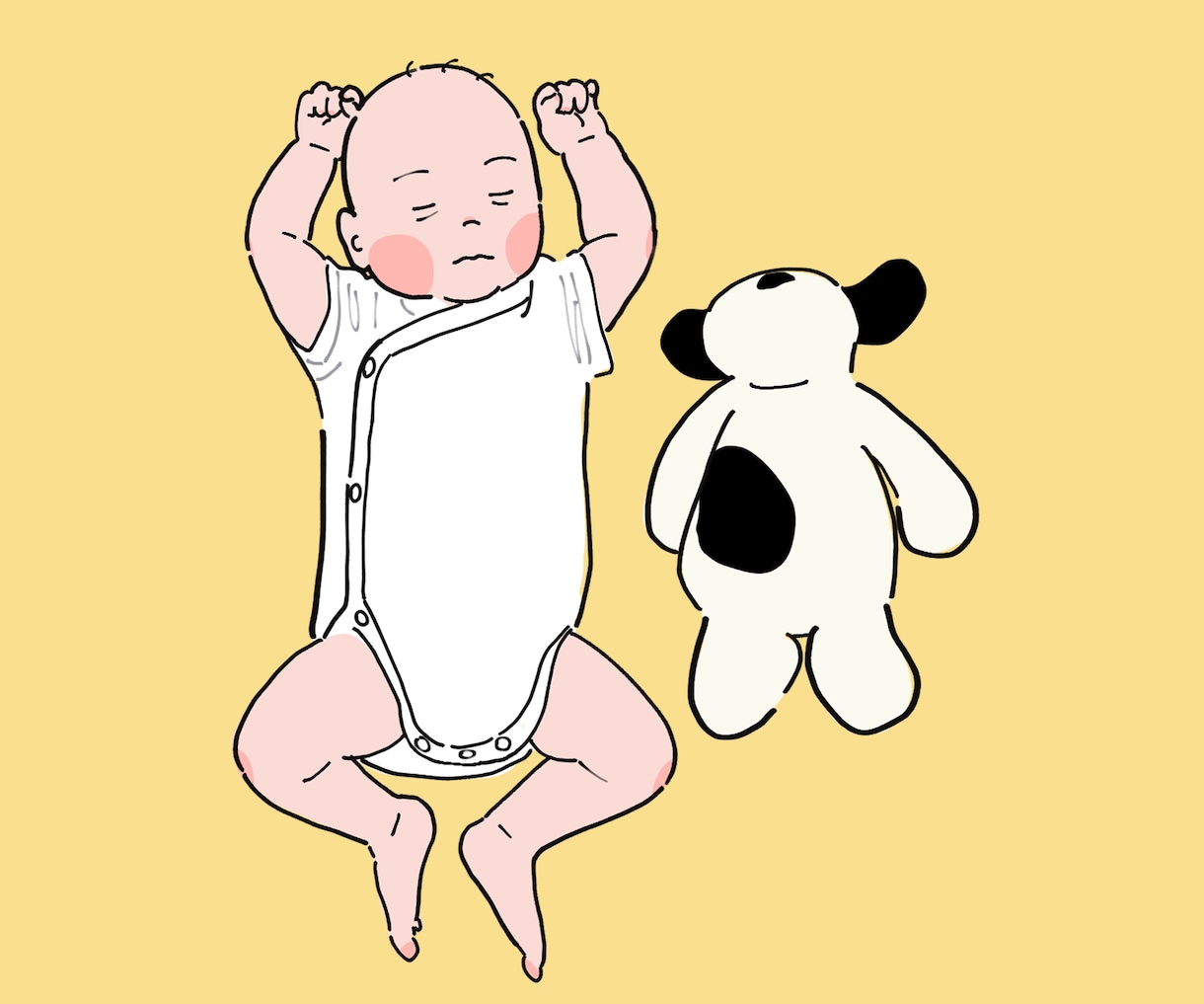 写真をもとにお子さまの似顔絵イラストを描きます シンプルでポップな、飾りたくなるイラスト イメージ3