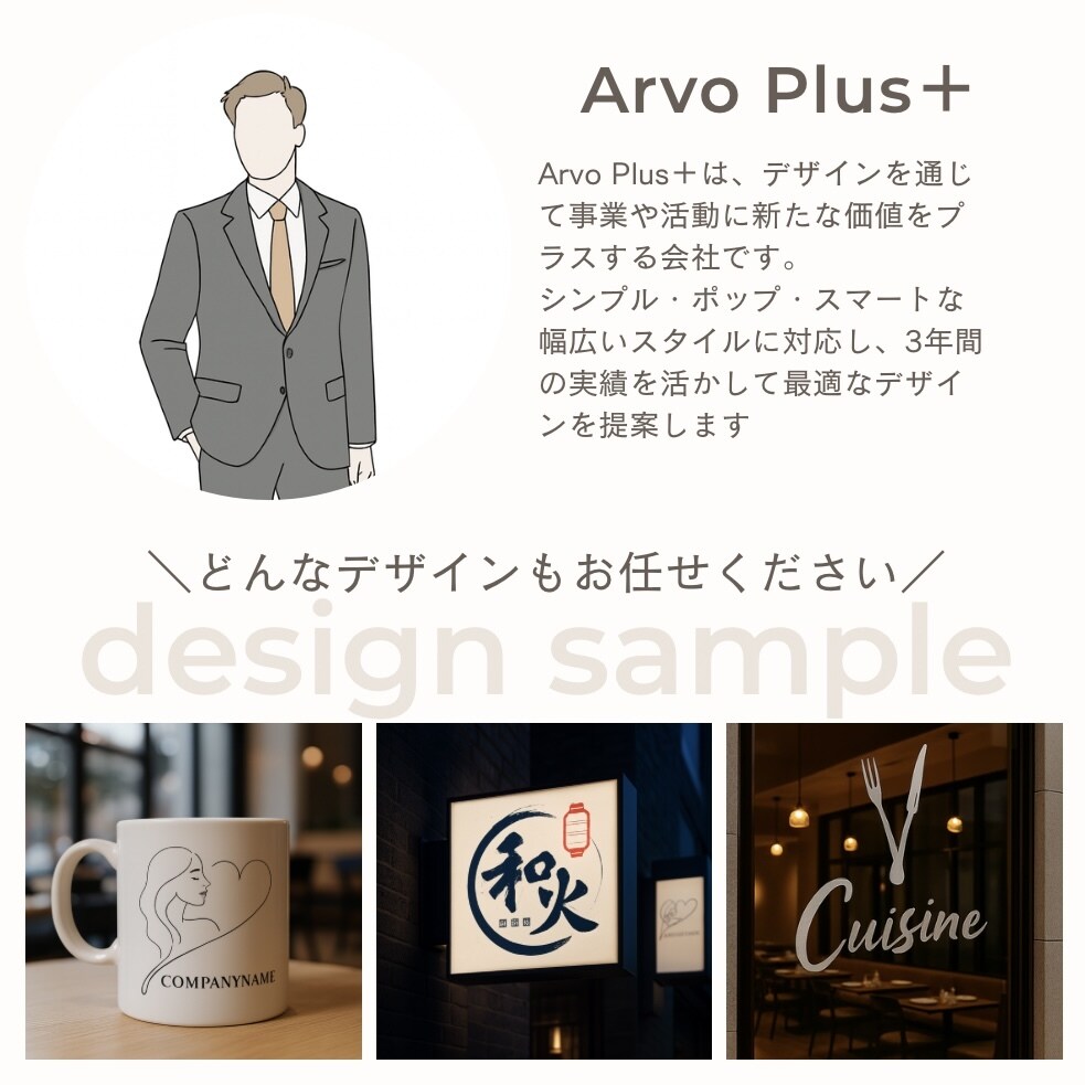 幅広いスタイルのロゴを作成いたします 修正無料/ サンプル３点/AIデータ無料/最短3日納品 イメージ1