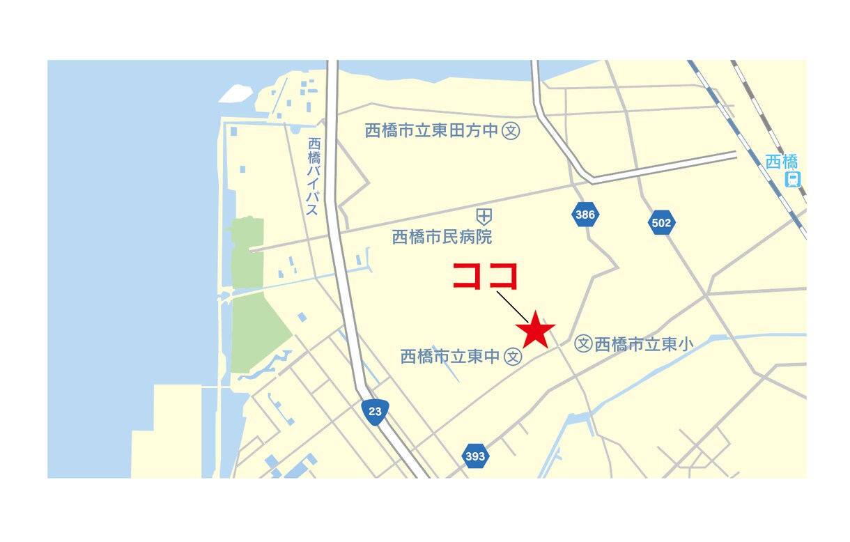 見やすい、わかりやすいフルカラー地図デザインします 色付きで好印象の地図が、あなたのビジネスをサポート イメージ3