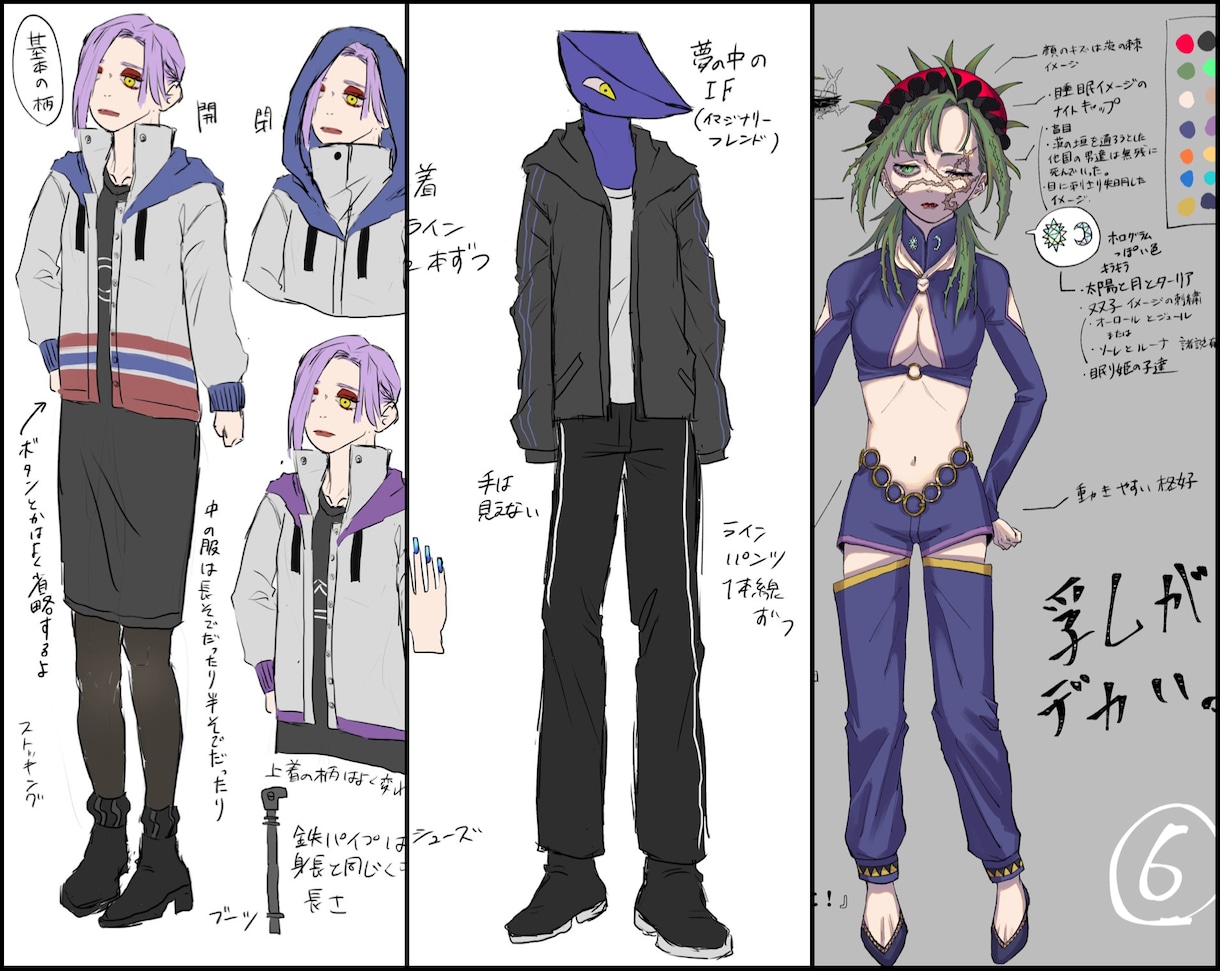 版権、創作アイコン1枚絵キャラクターデザインします アンダーグラウンドで重厚感のあるイラスト イメージ2
