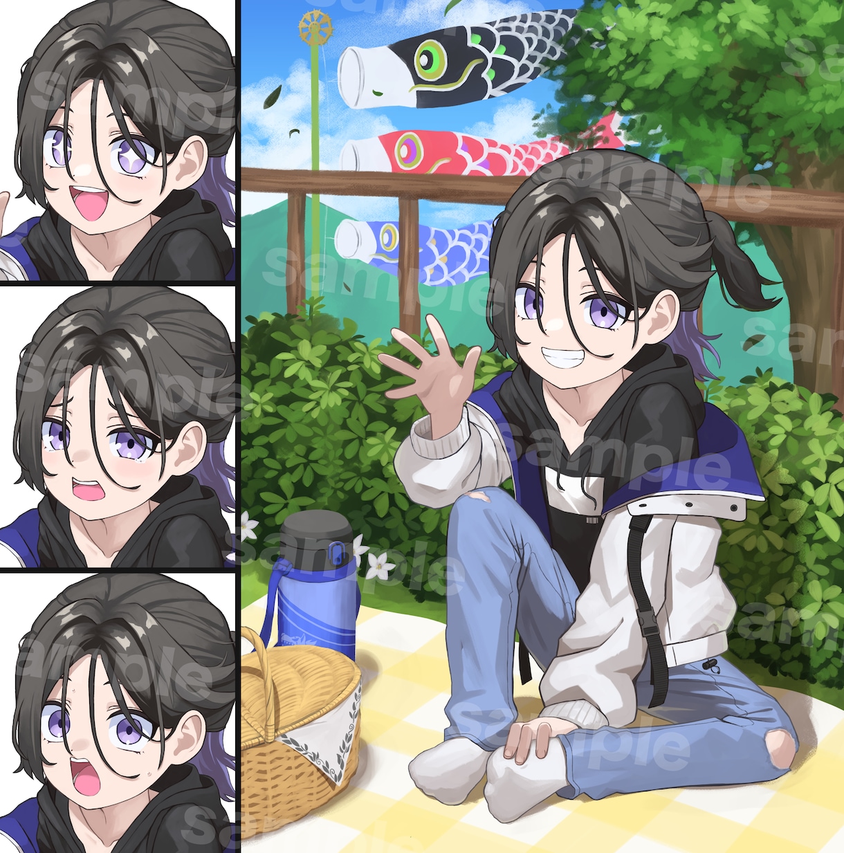 ご希望のイラストを制作します キャラクターデザイン、サムネイル用イラストなど広く承ります！ イメージ5