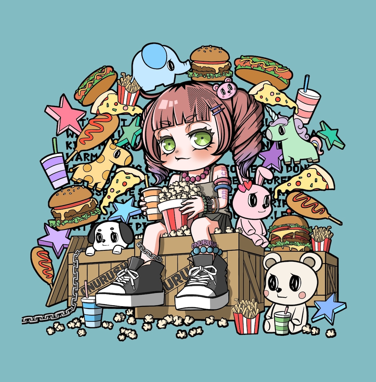 アイコン、サムネ、立ち絵等、様々なイラスト描きます SNS、Vtuberさん、ヘッダー、動画・配信、各種活動用◎ イメージ1