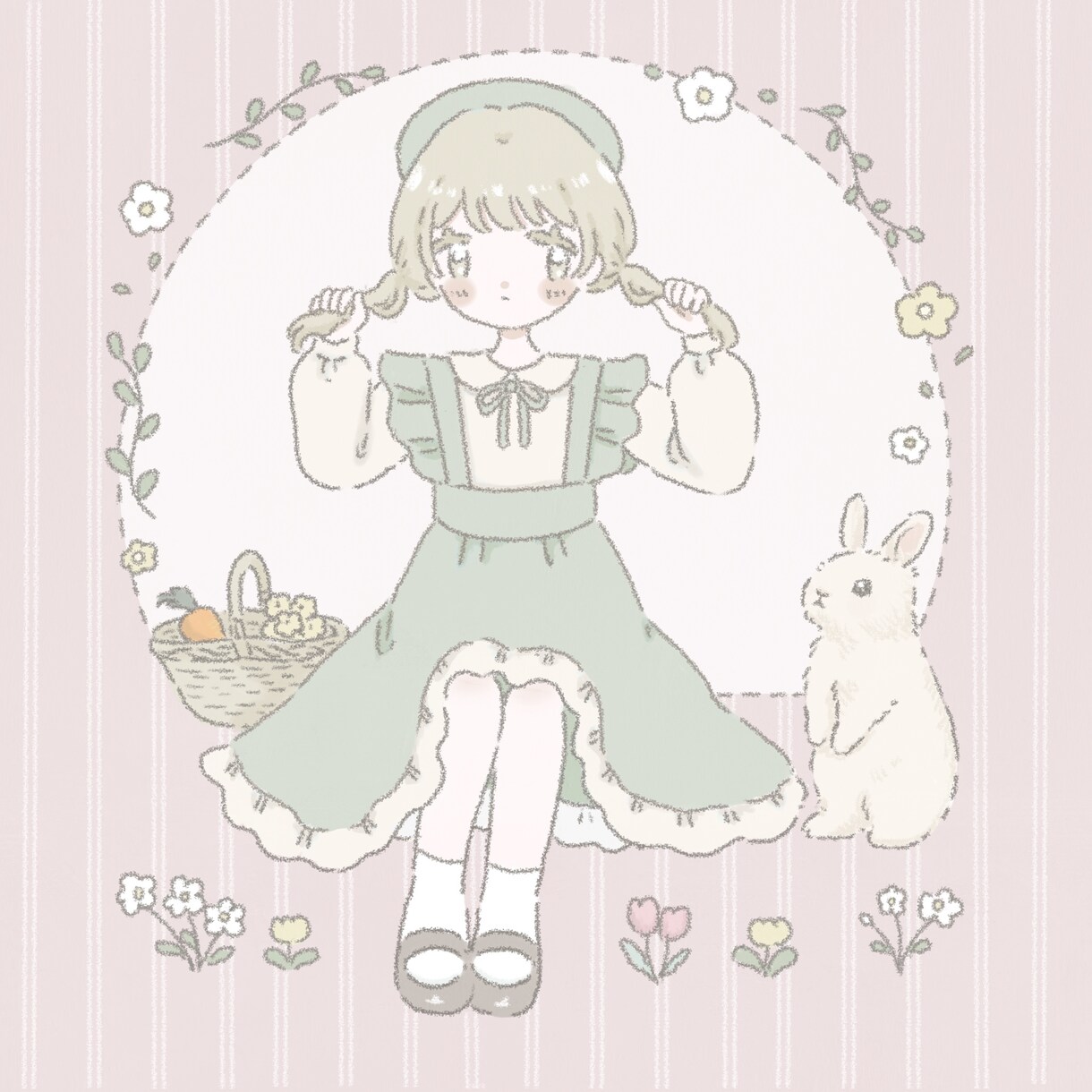 ふわふわしたあたたかみのあるイラストお描きします 一枚絵、挿絵、サムネなどにいかがですか？ イメージ6