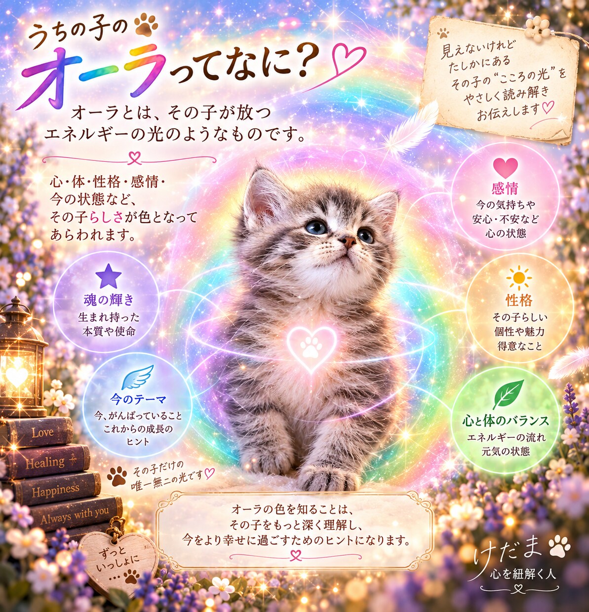 うちの子 オーラを素敵な画像にします 待ち受けにしたい！うちの子オーラを作成します。 イメージ5