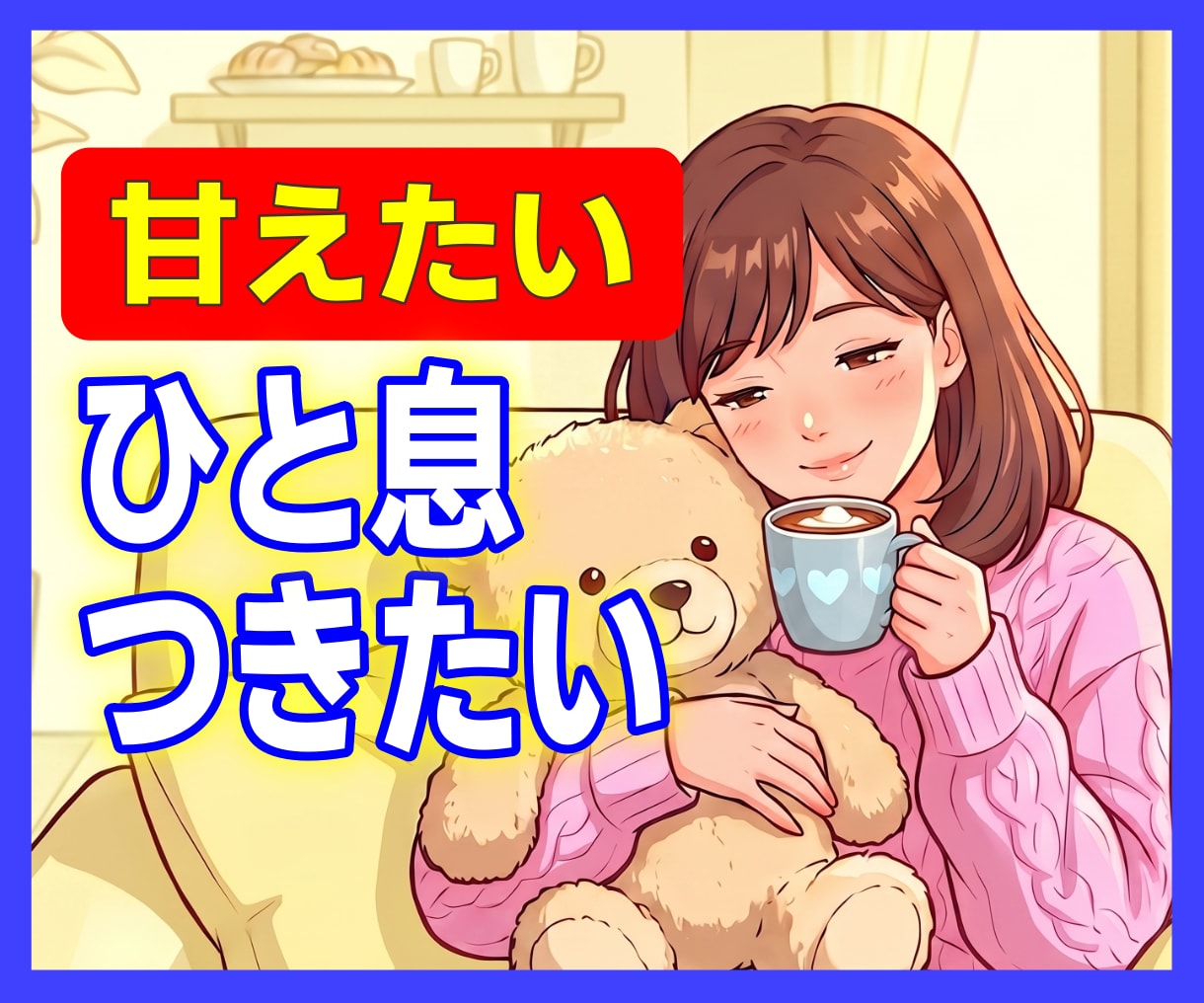 大人だって甘えたい時がある…まるごと受けとめます 頑張らない自分を、ここで許してあげてください イメージ1