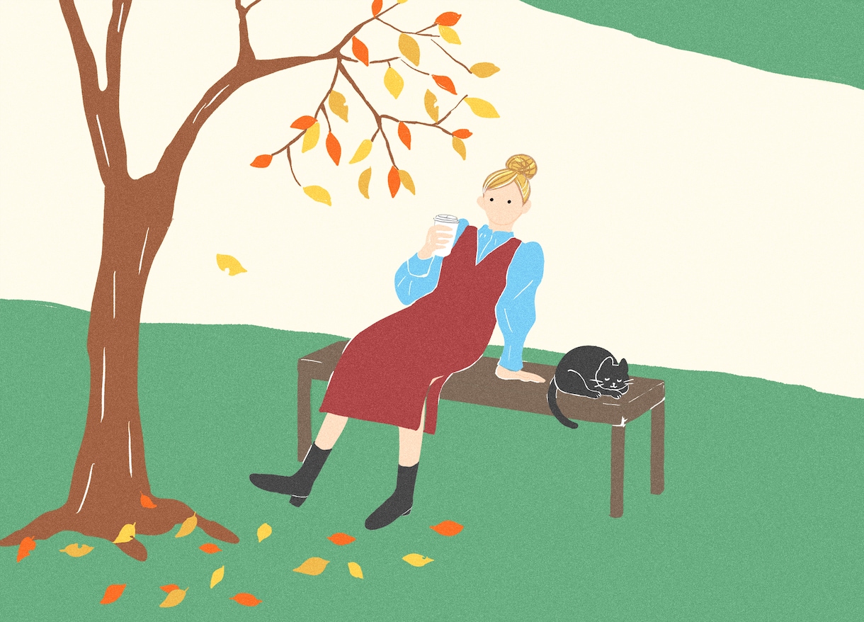 おしゃれでシンプルなイラストお描きします 背景から小物までシーンに合ったイメージをお描きします イメージ4