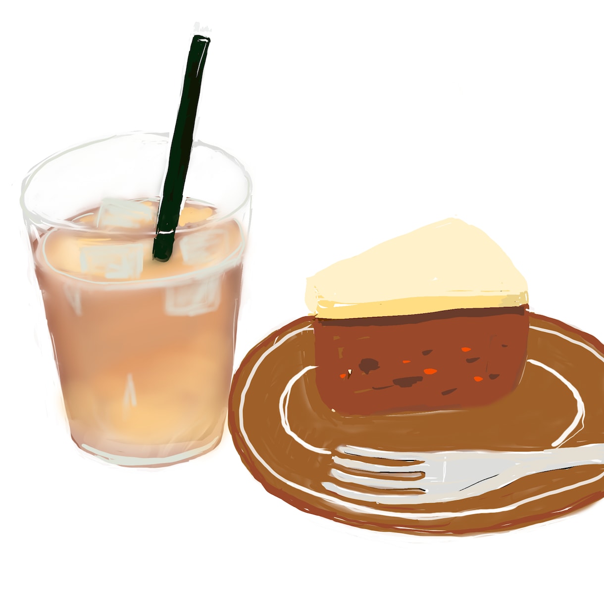 用途は自由！食べ物等のポップなイラストを描きます 広告や書籍等の挿絵を必要としている方へ イメージ3