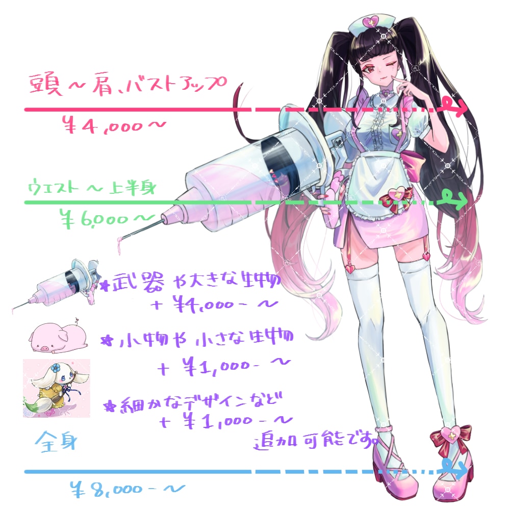 立ち絵お描きします 商用利用可◎TRPGやゲーム制作などに！ イメージ2