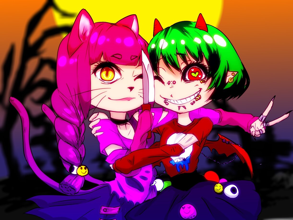 ちょっとダークなイラスト描きます 絵柄は画像掲載致しますのでご確認くださいませ。 イメージ4