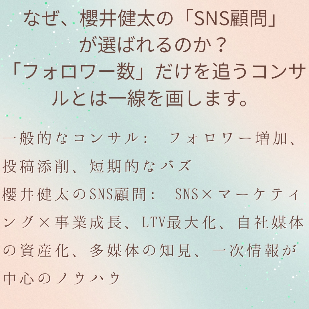 ストレス・迷いのないSNS運用の土台を構築します 25%オフで圧倒的にお得。ビデオ通話4回分。頻度も自由です イメージ9