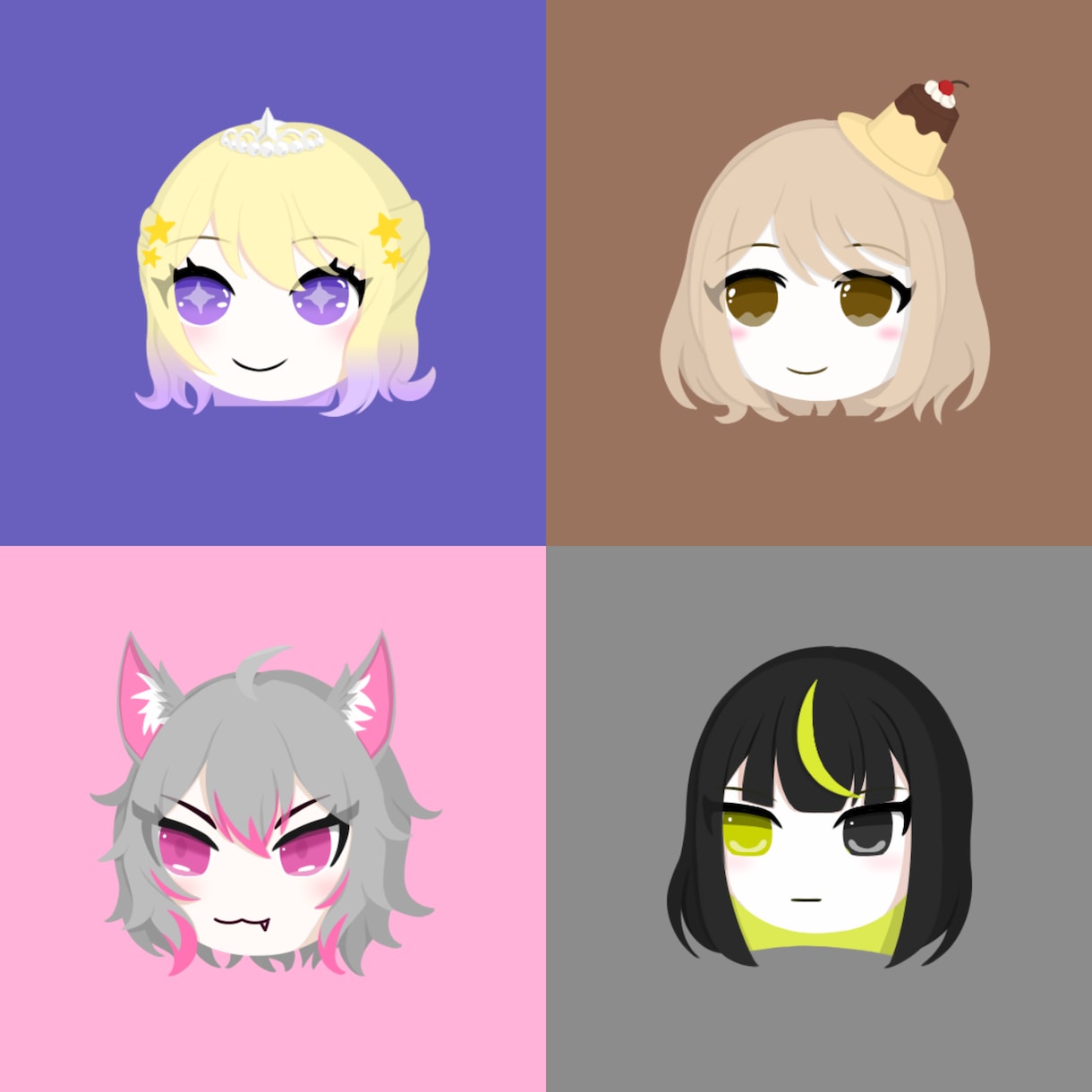 柔らかく可愛らしいゆっくりの立ち絵描きます YMM4のアニメーションに対応！柔らかい印象が特徴の絵柄です イメージ3