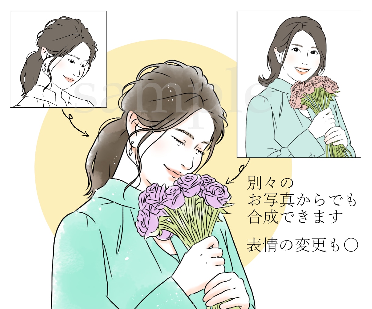 ナチュラルで人間味のあるプロフィールを描きます SNS、副業、ビジネスに。手描きの存在感であなたらしさを発信 イメージ5