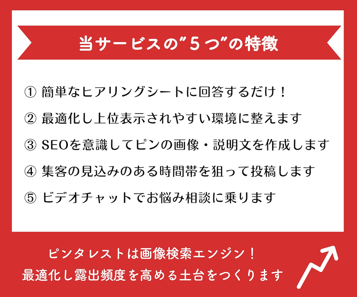 アドバイス特典付！ピンタレストの運用代行いたします 丸投げOK！ブログ集客コンサルタントに投稿をお任せください♪ イメージ3