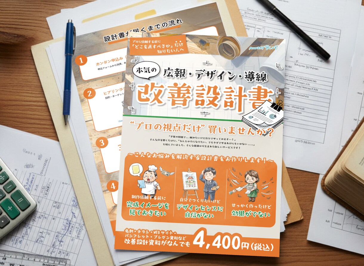 法人向け｜成果から逆算するチラシを制作します きれいに作るだけで終わらないチラシ制作 イメージ2