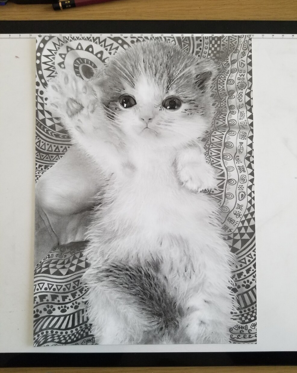 鉛筆で心を込めて似顔絵を描きます 【背景込み】【送料無料】です✩.*˚ イメージ6