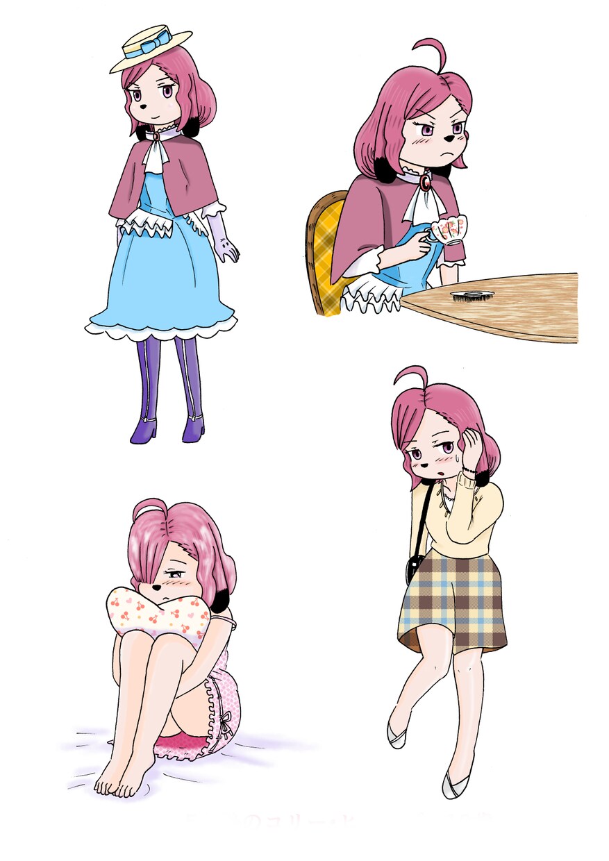 イラスト・チビキャラ・擬人化キャラ描きます シンプルなアニメ風キャラで多彩な表現を！ イメージ9