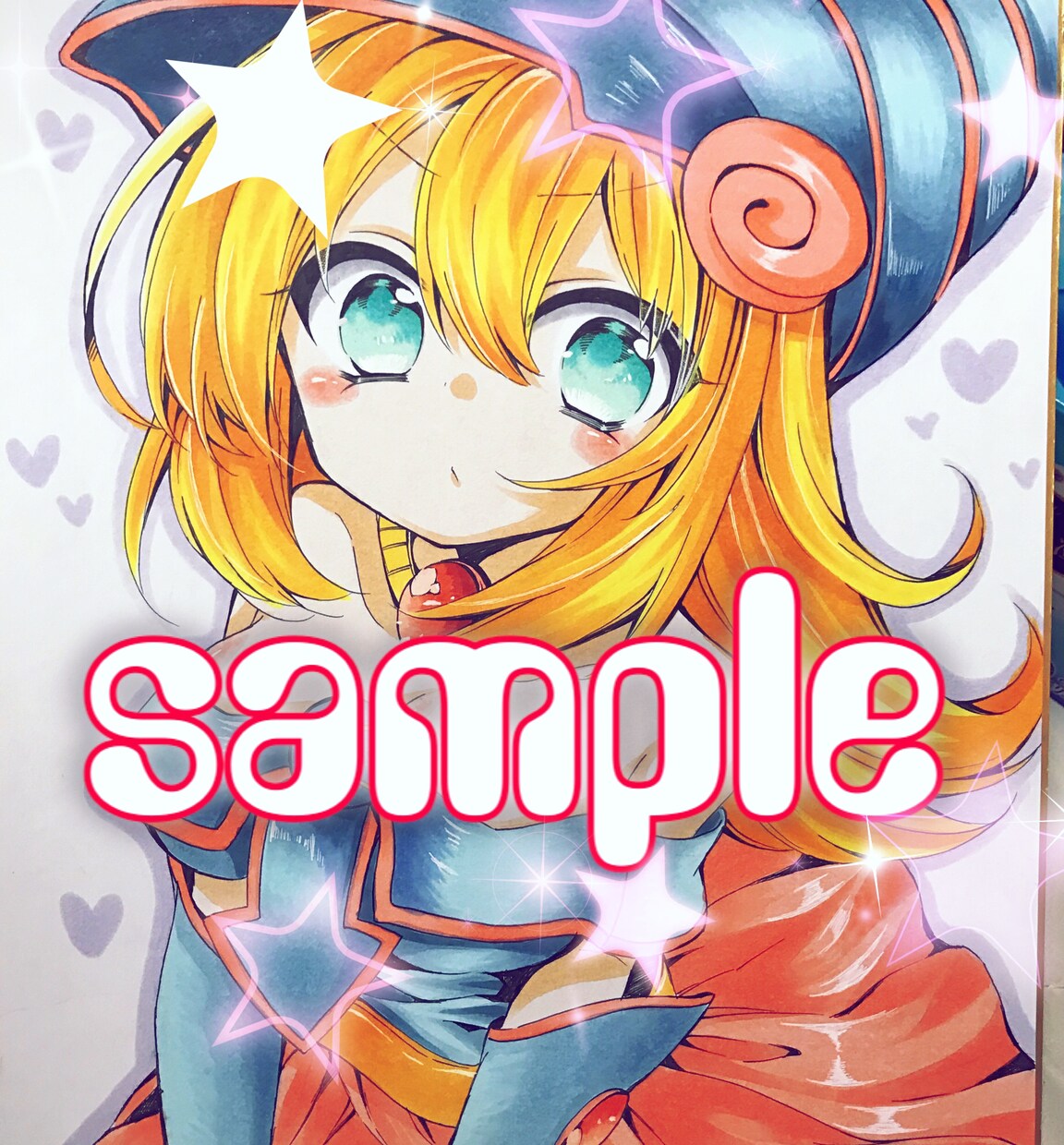お好きなキャラクターを色紙に書きます 漫画・アニメ・二次元が大好きな方 イメージ1