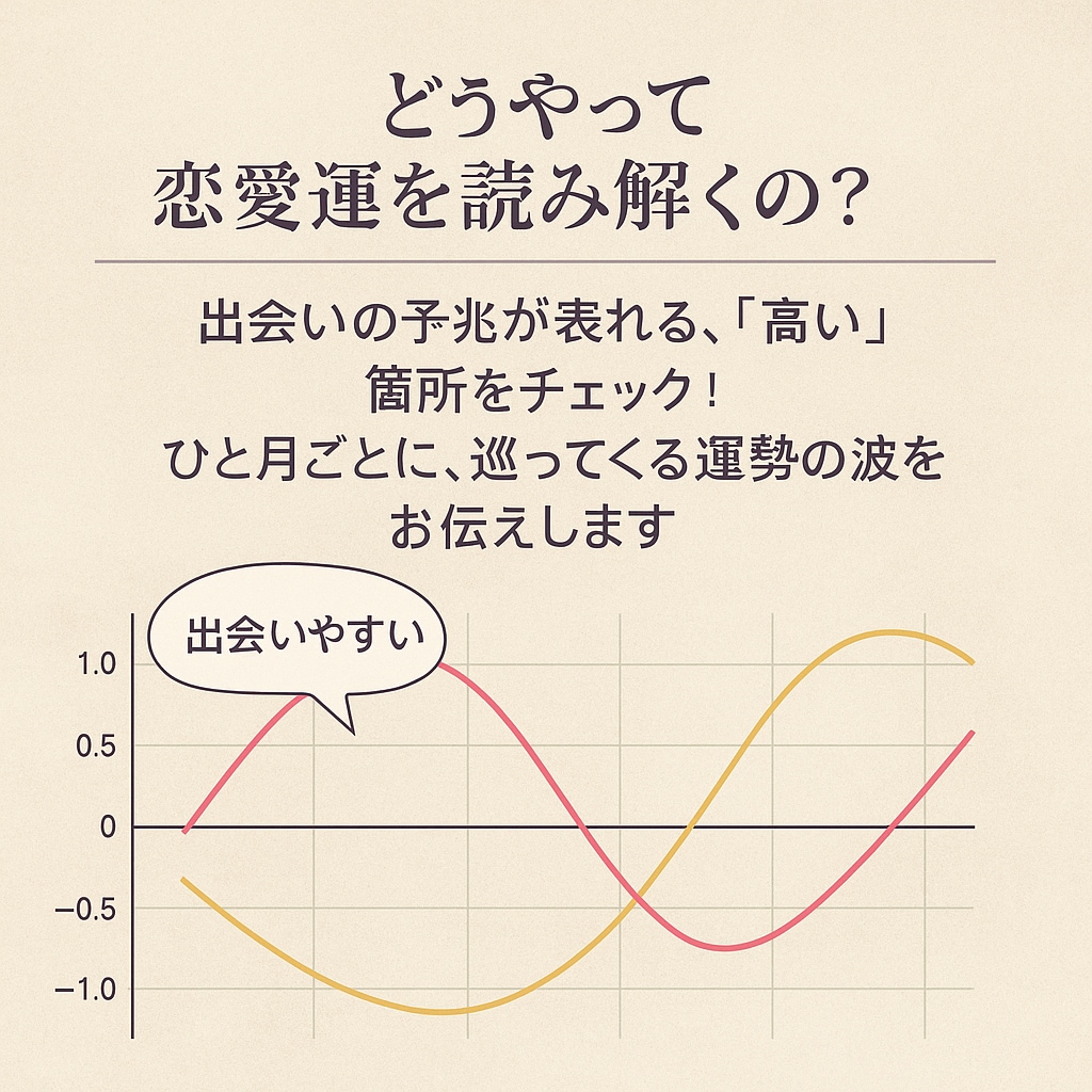 恋愛バイオリズム年間鑑定します 恋の流れが一目でわかる 恋愛バイオリズム年間鑑定書 イメージ4