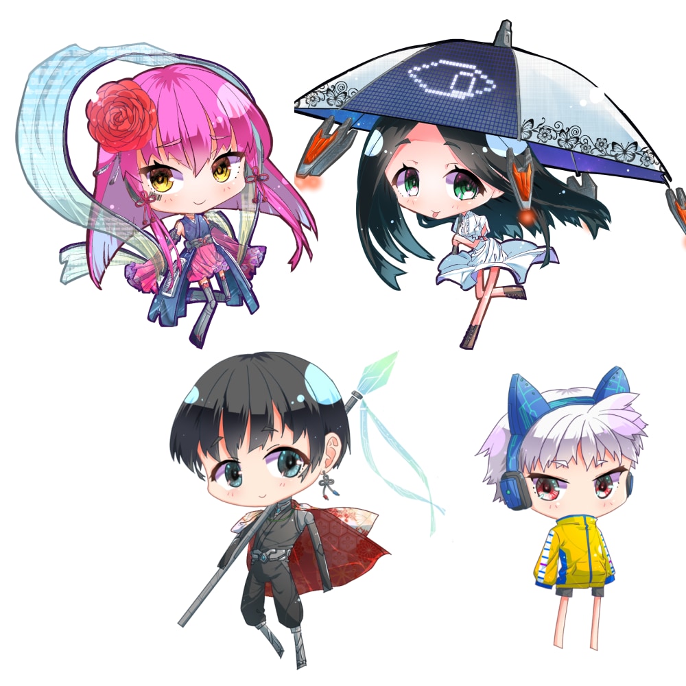 商用OK  デフォルメキャラクター描きます ゲームやグッズに使えるかわいいイラストを制作いたします イメージ5