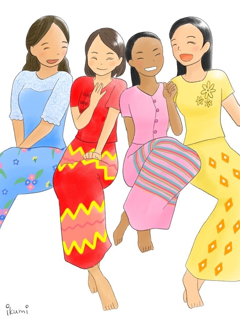 民族衣装を着た似顔絵・イラスト描きます かわいく印象的なイラストで名刺やアイコンにどうぞ イメージ3