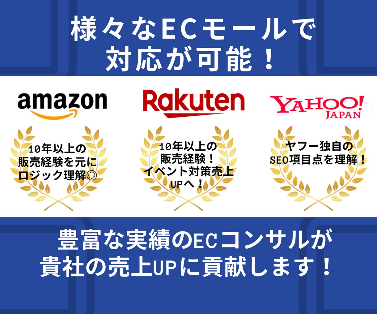 ECのプロが売上UPに貢献★2週間コンサルします amazon 楽天 ヤフー コンサル♪集客  SEO 相談◎ イメージ3