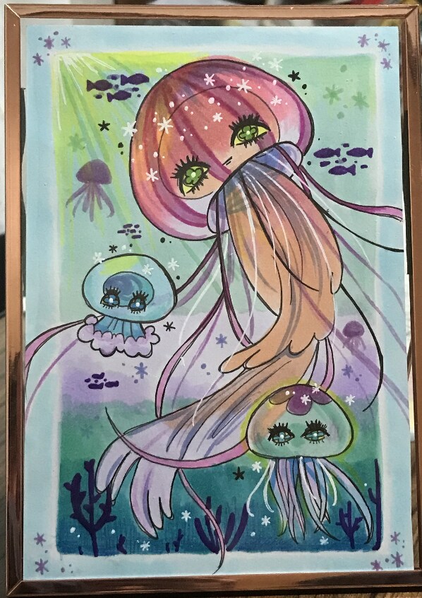 部屋に飾る用などコピックのアナログイラスト描きます コピックでポップなイラスト描きます！ イメージ2