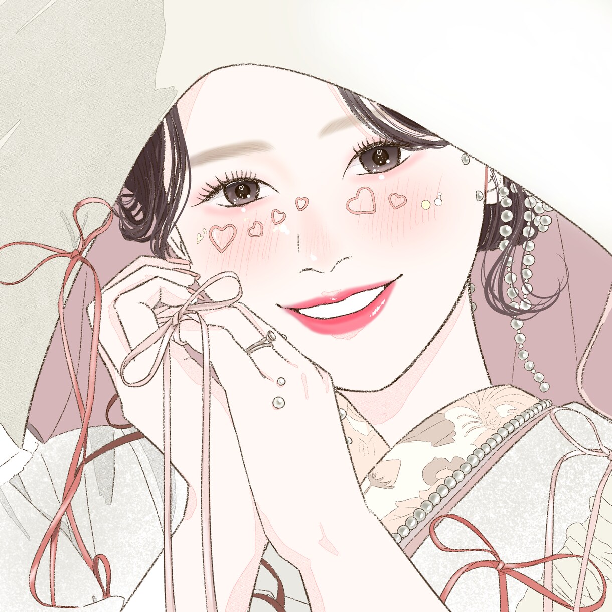 繊細でオシャレな淡色アイコン描きます SNSアイコン、ブログ、挿絵などなど多種多様に対応します イメージ4